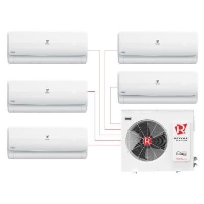 Инверторная мульти сплит-система MULTI VELA Chrome Inverter